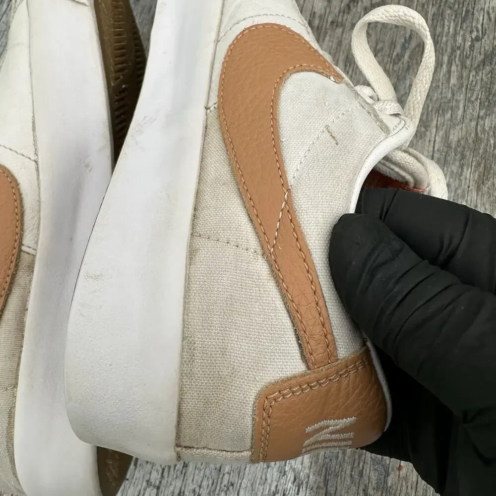 Nike SB Orange Label Zoom Blazer Low Iso White Men's 8 Skateboard Shoes GT - BP